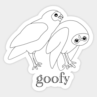 Goofy Sticker